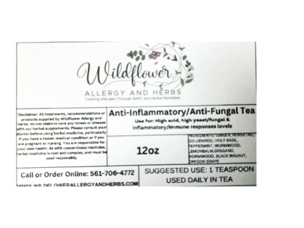 Anti-inflammatory/Anti-Fungal Tea